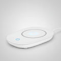 16W Auto Off Mug Warmer with a cup of coffee on a white background